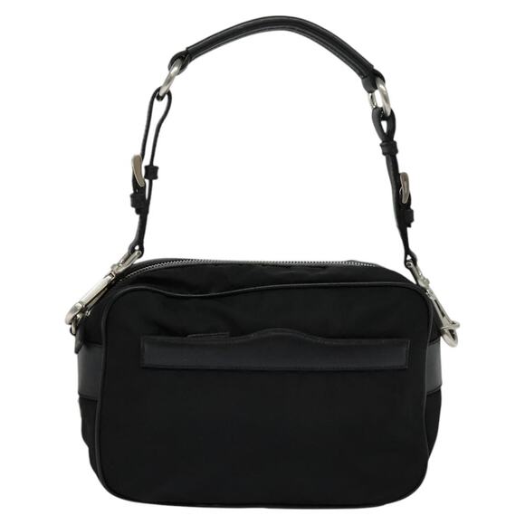 PRADA Shoulder Bag Nylon Black - Picture 2 of 16